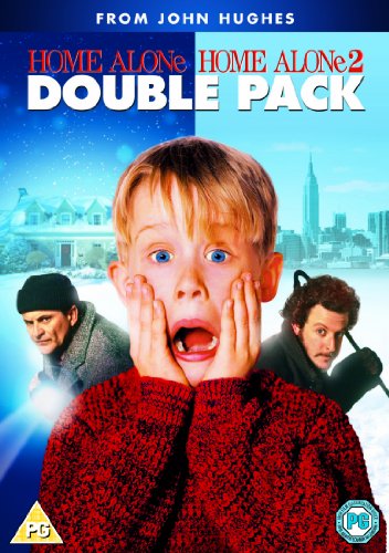 DVD cover featuring a shocked boy in a red sweater with two men behind him.