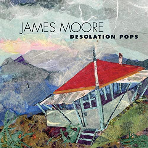 CD cover: painted landscape with a red-roofed building and mountains.