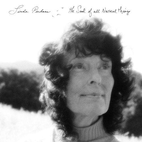 Black and white album cover featuring a portrait of Linda Perhacs.
