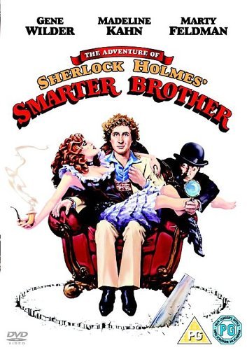 DVD cover for "The Adventure of Sherlock Holmes' Smarter Brother" with cartoon characters.