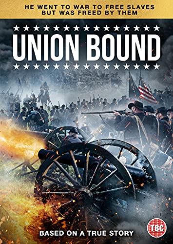 "Union Bound" DVD cover featuring a Civil War battle scene with soldiers and a cannon.