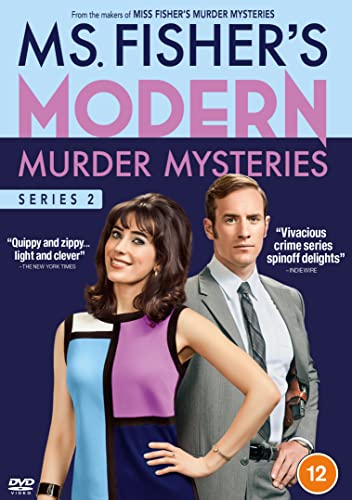 DVD cover for "Miss Fisher's Modern Mysteries" series 2, featuring two actors.