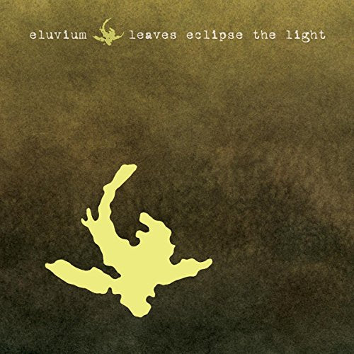 CD cover for “Leaves Eclipse The Light” with yellow shapes on gold.