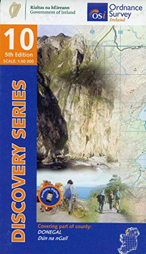 Donegal South West Map | Ordnance Survey Ireland | OSI Discovery Series 10 | Ireland | Walks | Hiking | Maps | Adventure (Irish Discovery Series)