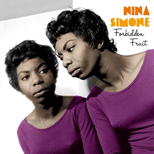 Nina Simone album cover, “Forbidden Fruit”, featuring a mirrored portrait.