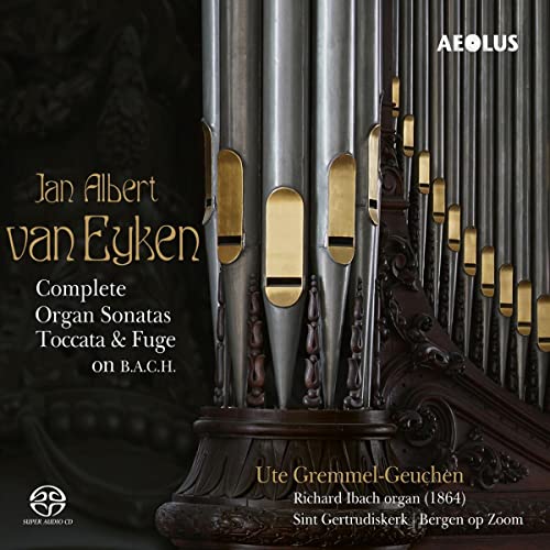 CD cover featuring a close-up of ornate organ pipes and text details.