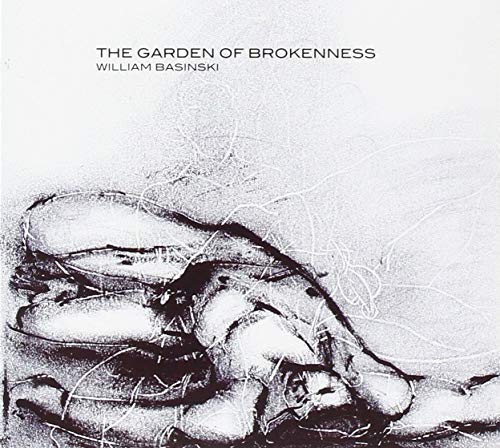 Album cover with abstract black and white drawing, titled "The Garden of Brokenness".