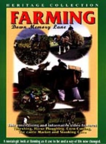 DVD cover titled "Farming Down Memory Lane" with images of old farming scenes.