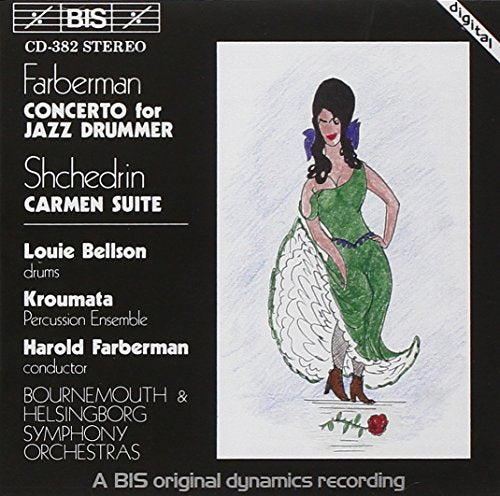 CD cover: sketch of a woman in green, musical text details.