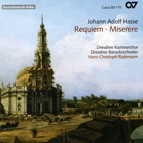 "Album cover featuring a baroque church painting with text overlay and logos."