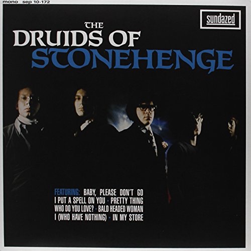 Vinyl record cover for The Druids Of Stonehenge, featuring band members.