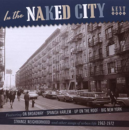 CD cover for "In the Naked City" featuring a 1960s city street scene.