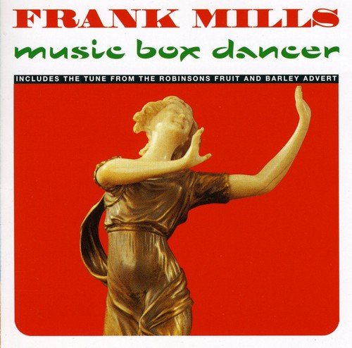 "Album cover with a golden statue of a dancing woman against a red background."