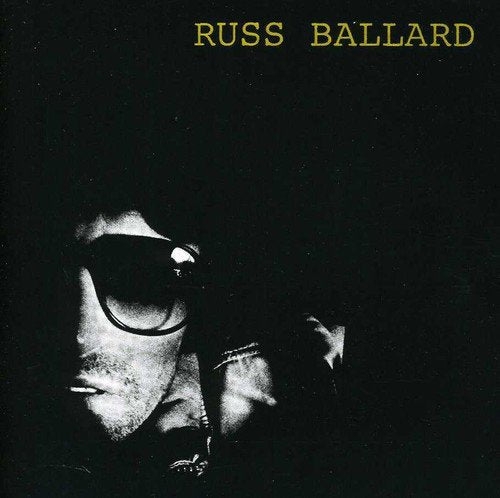 Black and white album cover featuring Russ Ballard in sunglasses.
