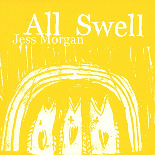 "Album cover art: yellow background with white illustration of three cat heads."