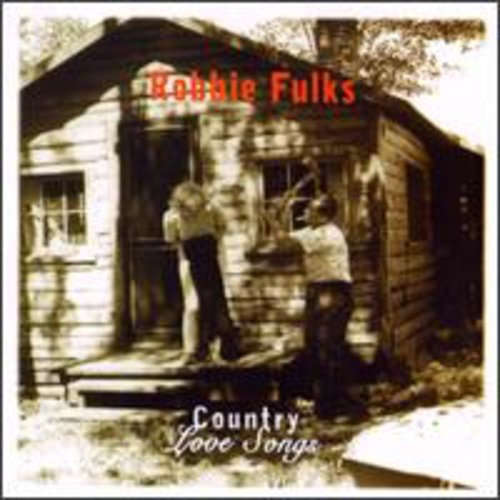 "Album cover with sepia-toned image of man breaking into a cabin, Robbie Fulks title."