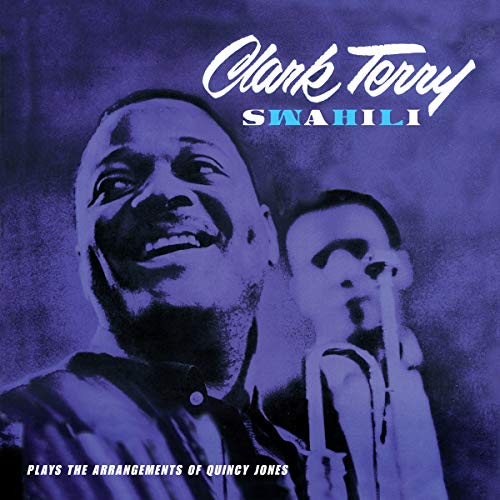 CD cover featuring Clark Terry’s portrait in purple tones.