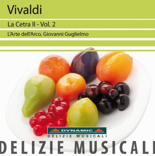 "CD cover with fruit on a plate and green header with text."