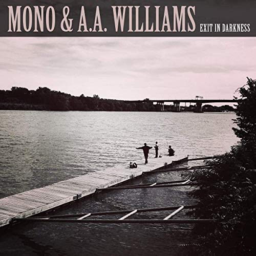 Album cover: landscape with figures on a pier, titled "Exit In Darkness".