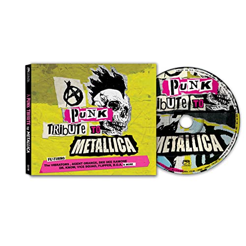 CD case and disc for “A Punk Tribute To Metallica” album.