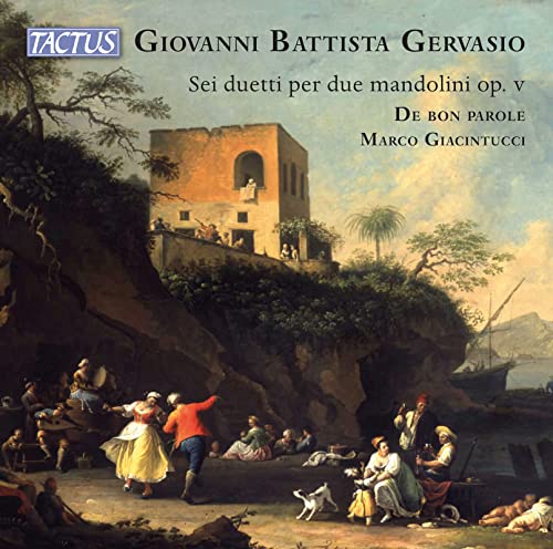 CD cover featuring a classical painting of figures in a landscape.