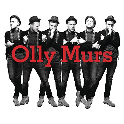 Olly Murs album cover featuring multiple images of the singer in hats.