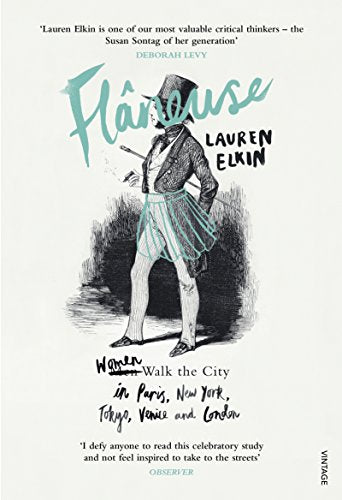 Book cover with a black and white illustration of a person in 19th-century attire.