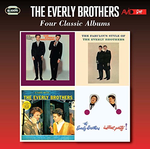 CD cover featuring The Everly Brothers with four album artworks.