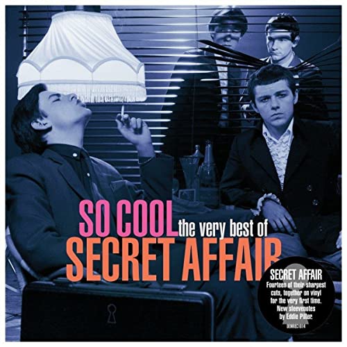 Vinyl album cover for Secret Affair’s “So Cool” featuring suited figures.