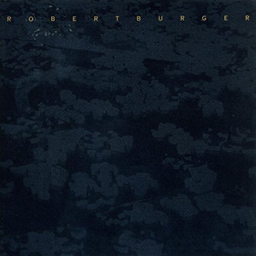 Dark blue CD cover for Rob Burger’s “City Of Strangers” album.