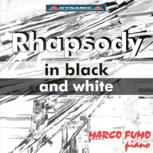CD cover for "Rhapsody In Black and White" by Marco Fumo, piano.