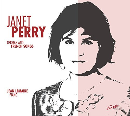 CD cover featuring a black and white portrait of Janet Perry.