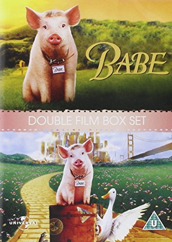DVD cover for "Babe: Pig In The City" featuring a pig and duck.