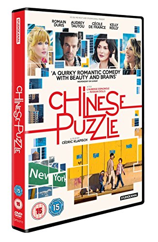 DVD cover for "Chinese Puzzle" featuring actors and city scenes.