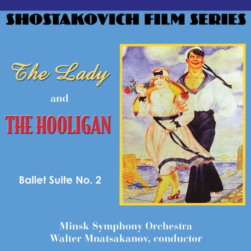 CD cover for Shostakovich's "The Lady and The Hooligan" ballet, featuring illustrated couple.