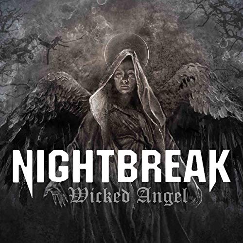 CD cover: dark angel with wings, dramatic lighting, and bold text.