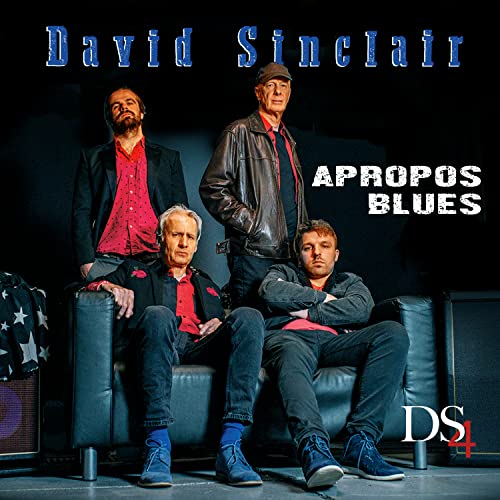 David Sinclair band portrait for the album "Apropos Blues.