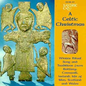 CD cover for “A Celtic Christmas” featuring ancient stone figures.