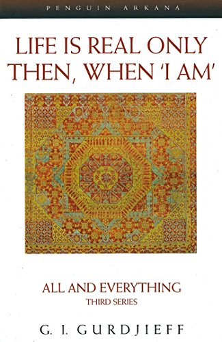 Book cover with intricate mandala design, red title, and author's name, G. I. Gurdjieff.