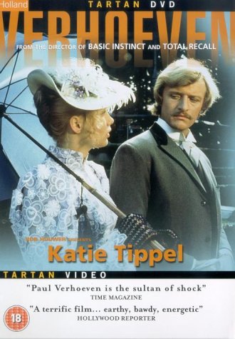 DVD cover for “Katie Tippel” featuring two people in period clothing.