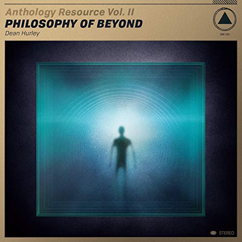 Vinyl record cover: abstract blue tunnel with a silhouetted figure.
