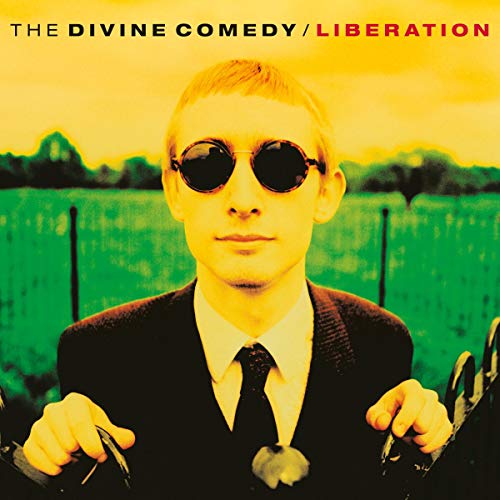 Album cover for The Divine Comedy’s “Liberation” featuring a man in sunglasses.