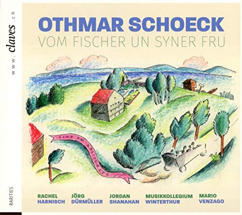 "Album cover with a hand-drawn landscape and blue title text."