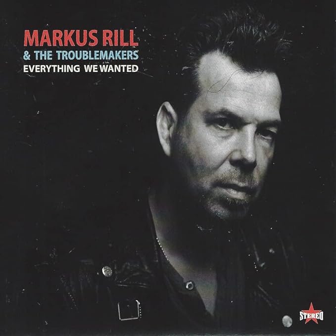 CD cover featuring a black and white portrait of Markus Rill.