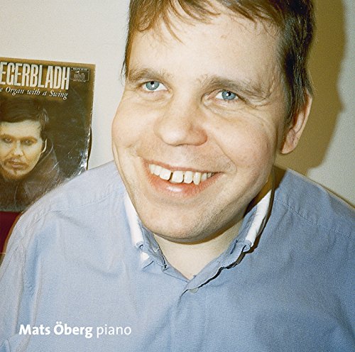 Red album cover with white text "Mats Oberg piano" and "two.five" in the corners.