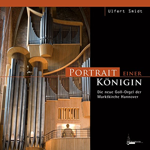 "CD cover featuring a large pipe organ and a man on a balcony."