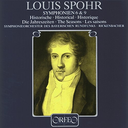 CD cover featuring a portrait of composer Louis Spohr in a dark frame.