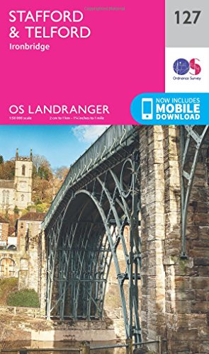 Landranger (127) Stafford & Telford, Ironbridge (OS Landranger Map)