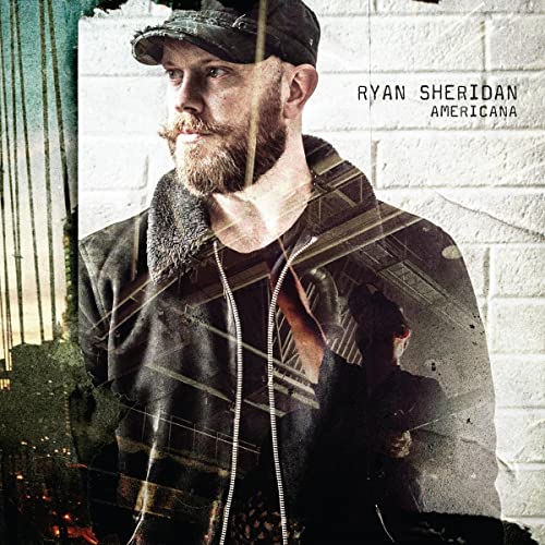 CD cover for Ryan Sheridan’s “Americana” featuring a bearded man.