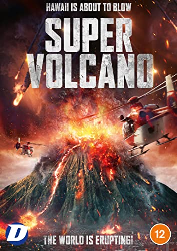 DVD cover for "Super Volcano" depicting a volcanic eruption and helicopters.